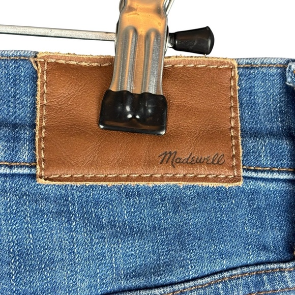 EUC Madewell Women’s High-rise Demi-Boot Distressed Crop Jeans – Sz 26 - Picture 9 of 16